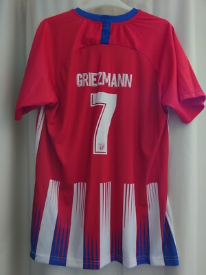 Atletico Madrid Home Football Shirt 2018/19 Size Large #7