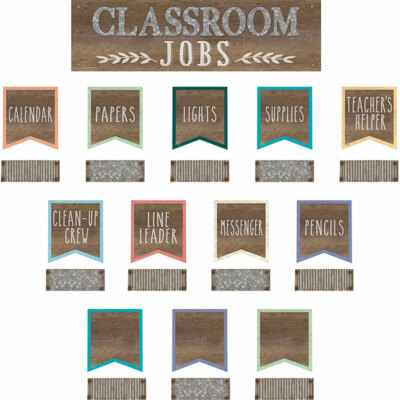 Home Sweet Classroom Classroom Jobs Mini Bulletin Board Set Teacher Created Reso
