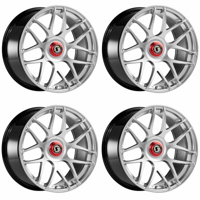 4 Schmidt Gambit wheels 9.0Jx21 + 10.5Jx21 5x112 SIL for Mercedes AMG E-Klasse W