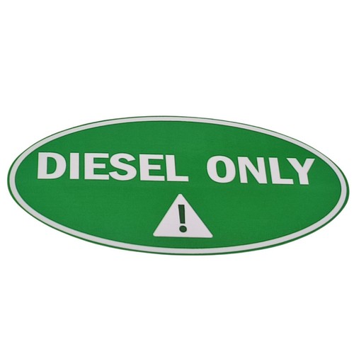 6x Diesel Only Stickers for Hassle - Free Identification of Diesel Equipment - Picture 4 of 6