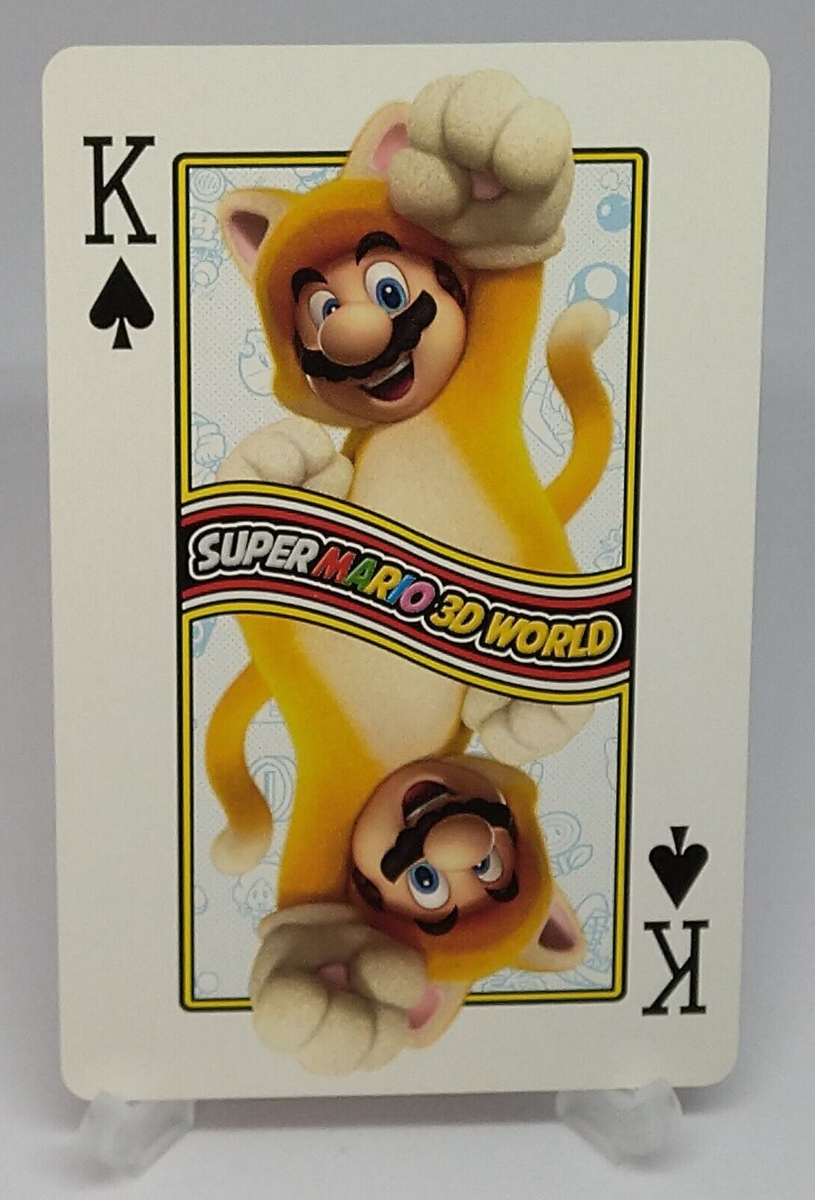 Super Mario 3D World Playing Cards Spade K Kadokawa TV Game