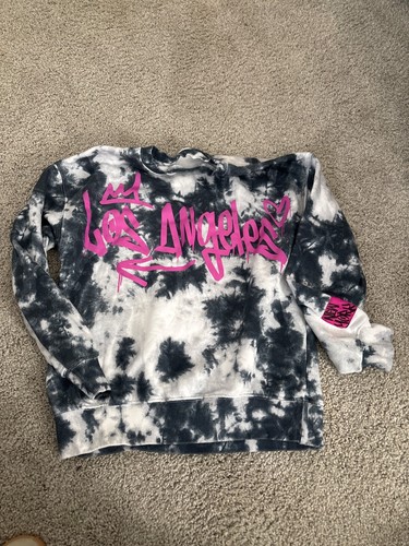 NWOT girls tie die sweatshirt; XL