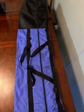 Eddie Bauer Ski Bag Blue  Black Nylon Protective Gear Carrier With Adjustable S