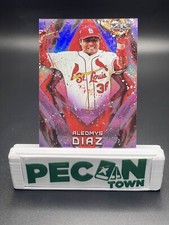 2017 Topps Fire Baseball Aldemys Diaz Purple Parallel /99 - St. Louis Cardinals