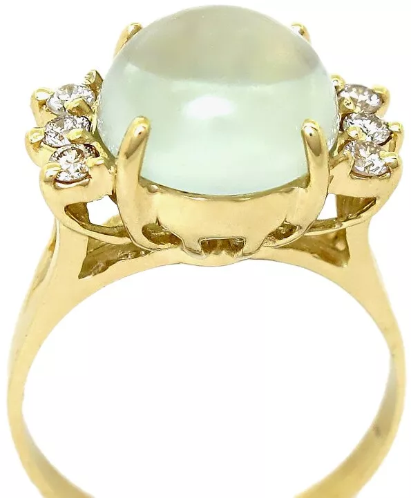 Green moonstone ring deals