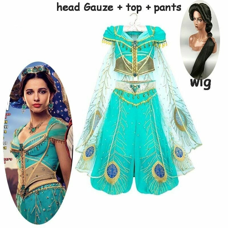 aladdin robe de costume princesse jasmin pour les Algeria