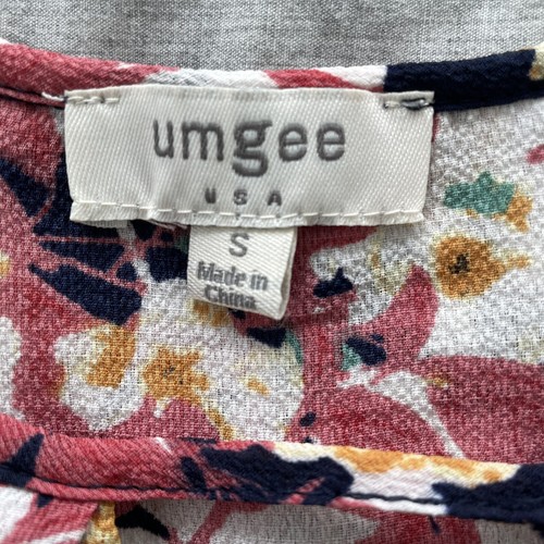 Umgee Dress Floral Tank Sleeveless Size S Summer Mini Lightweight Boho Sun - Picture 3 of 5