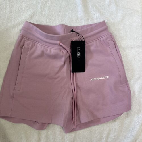 New ALPHALETE Essential Core Womens Athletic Sweat Shorts Size S MSRP$48