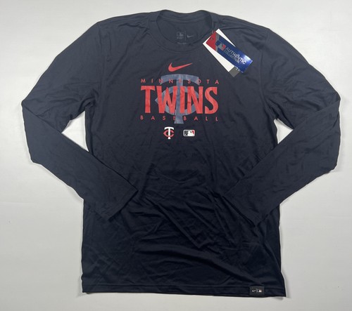 2023 Minnesota Twins Authentic Collection Long Sleeve Dri Fit Shirt Medium NWT - Bild 1 von 2
