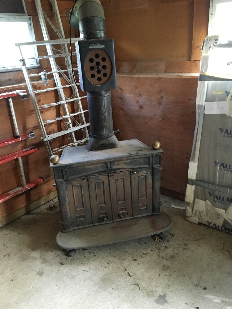 Old VTG ANTIQUE Franklin Hearth Craft HOME WOOD STOVE Electric Magic Heat  Blower | eBay
