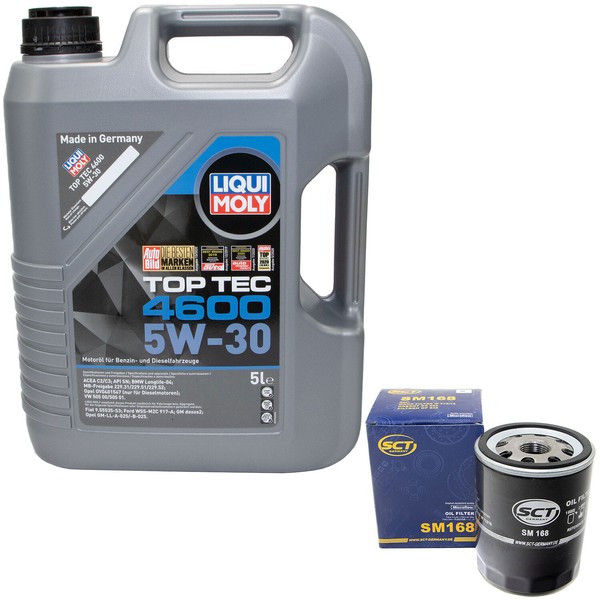 MotoröL Set 5W-30 5 Liter + ÖLfilter FüR Lancia Dedra Sw Y 1.4 1.6 1.8 835 840A-image