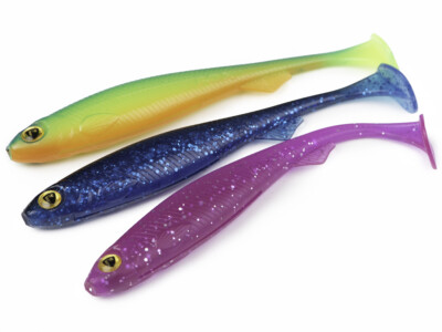 Fox Rage Slick Shads Ultra UV Bulk 9cm 1 Stuck Gummiköder NEU FARBEN