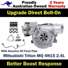 Turbo Pros Billet Turbo Charger+Oil Feed Pipe For Mitsubishi Triton MQ 4N15 2.4L