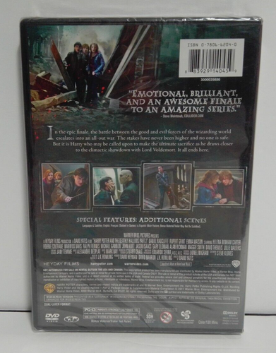 Harry Potter and the Deathly Hallows Part 2 DVD~ FACTORY SEALED!!! - Imagen 2 de 3