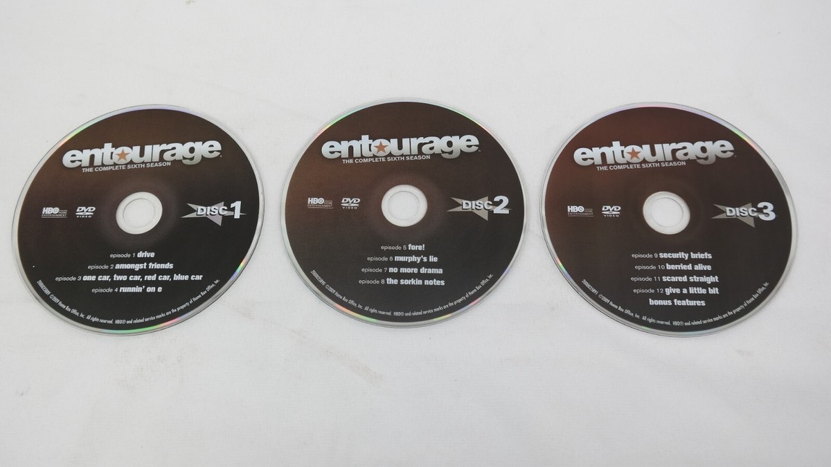 Entourage The Complete Sixth Season DVD 3 Disc Set TF | eBay