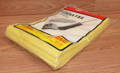 Genuine Carpet Care pk of 10 Vacuum Cleaner Bags For Upright Eureka F&G **NOS** - Picture 3 of 3