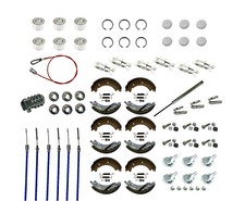 Genuine Ifor Williams Knott Full Brake & Bearing Tri-Axle Service Kit - LM166G3
