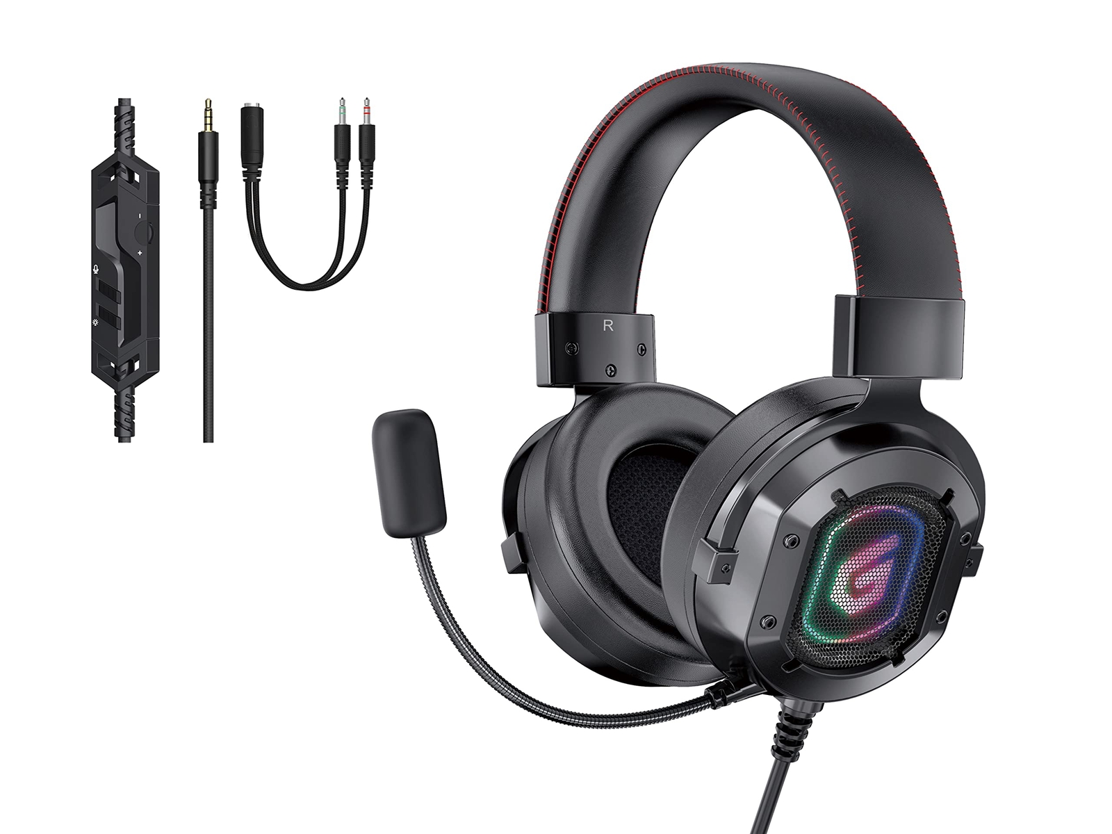 Thumbnail - Conceptronic Athan U1 Kopfhörer Headset Kopfband Usb Typ-a Schwarz/2