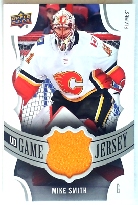 calgary flames mike smith helmet "Superstar" Goalie Action Poster Mike Smith 2020 Upper Deck
