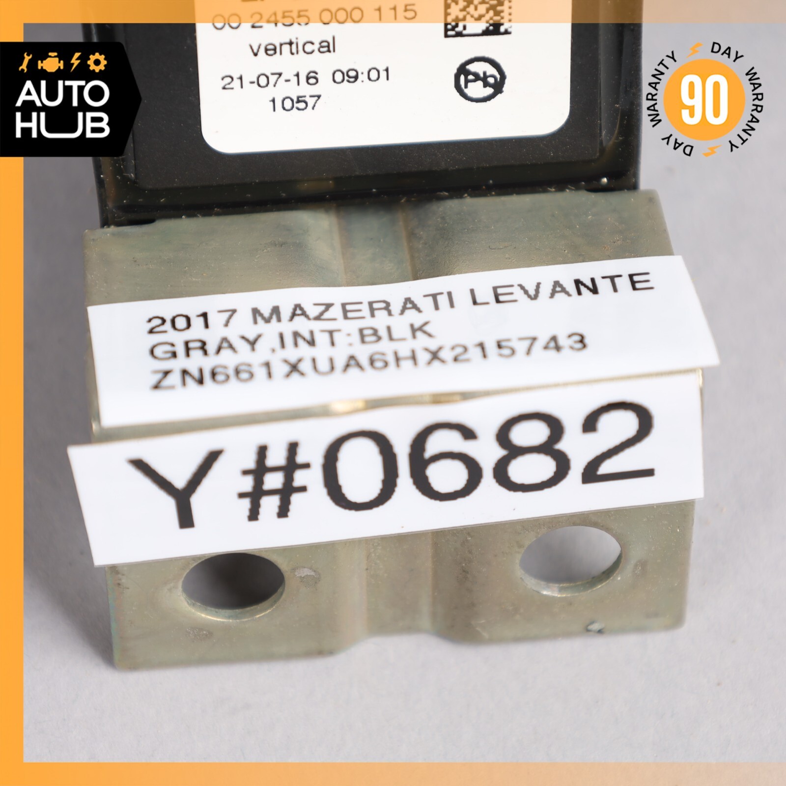 14-20 Maserati Levante Ghibli Rear Acceleration Sensor Module Unit OEM 44k