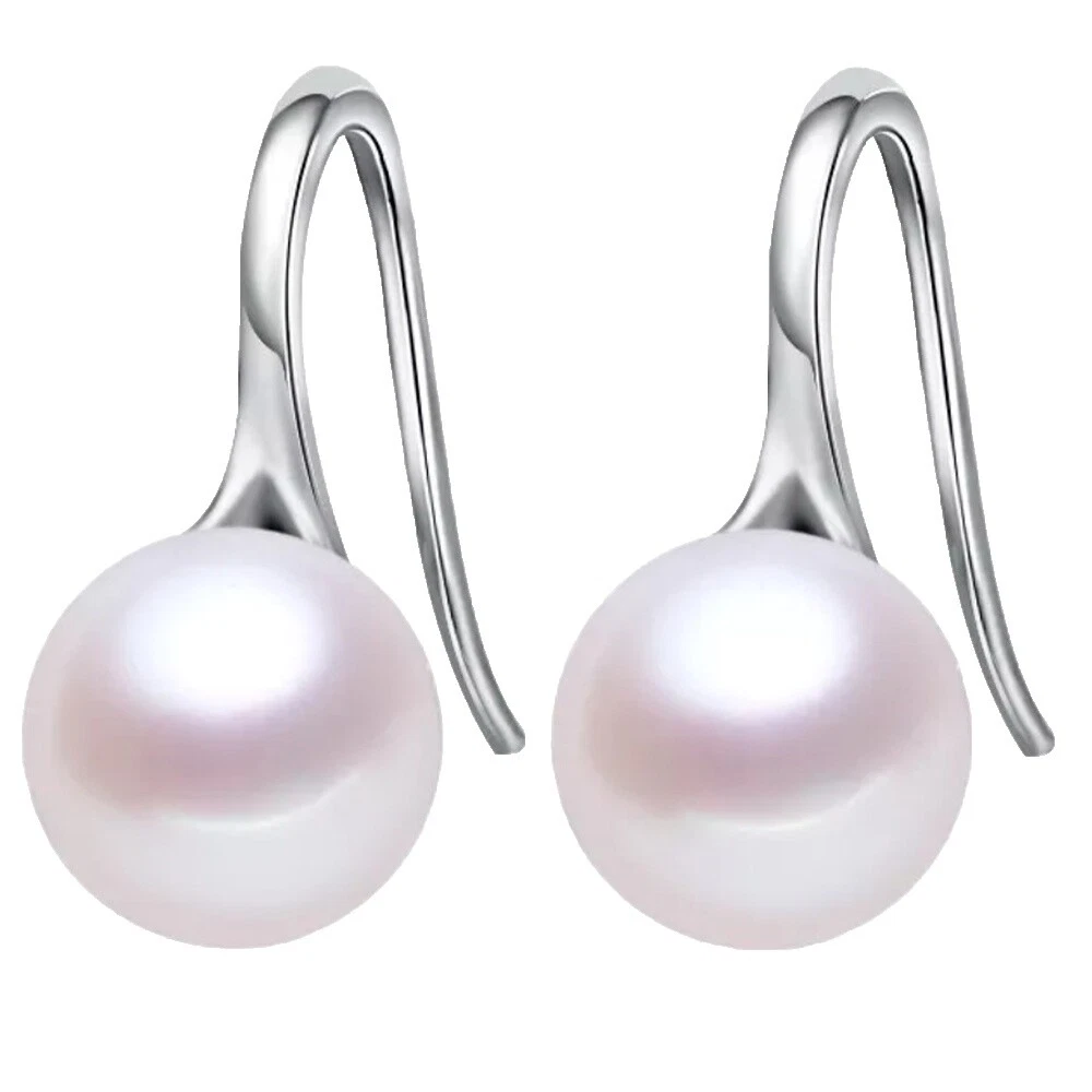 White Pearl Fashion Earrings