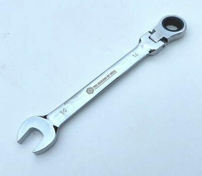 Britool Hallmark 14mm flex flexy head ratcheting ratchet ring spanner wrench