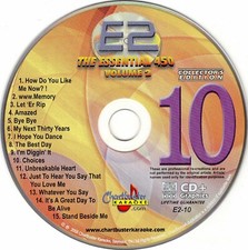 Chartbuster Essentials Karaoke CD G - Volume 2 - Disc 10