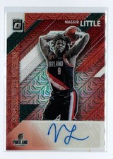 Nassir Little 2019-20 Panini Donruss Optic Signature Series Choice Rookie Auto