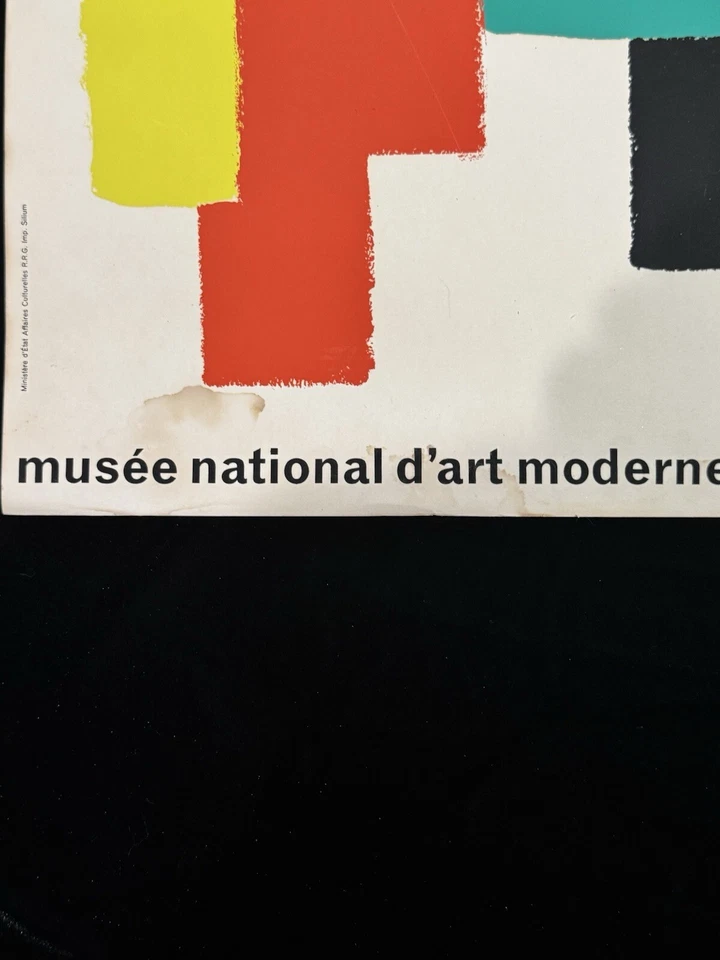 Póster Vintage Original Sonia DELAUNAY EXPO 67 - MUSÉE NATIONAL D'ART MODERN Foto 2 de 4