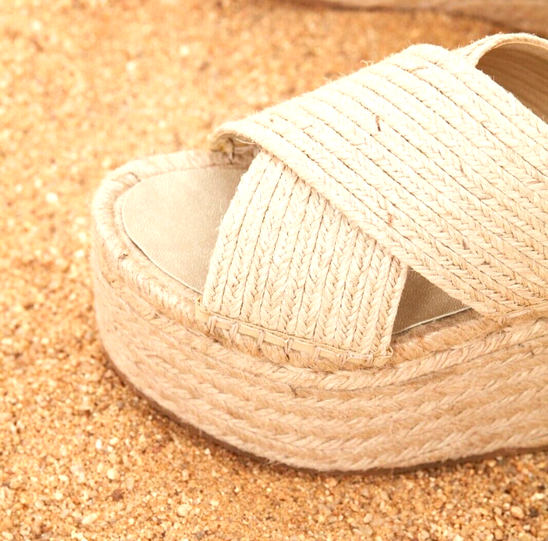 FILA Sandalo Rita Row crossover zeppa naturale plateau nuovissimo taglia 37 38 39 40