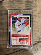 2017 Julio Rodriguez Panini Contenders Ticket Auto Cracked Ice #/23 🔥🔥 1st RC