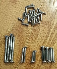 Stainless Steel Replacement Screw Set for SSS equipped Fender Stratocaster