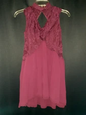 WEISSMAN Size CXL XL Dance Costume Burgundy Red Lace Jazz Lyrical