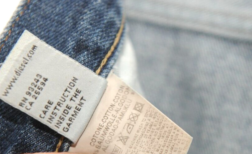 DIESEL INDUSTRY DENIM DIVISION REGULATED MADE IN ITALY BLUE JEANS W34 L33 View 5