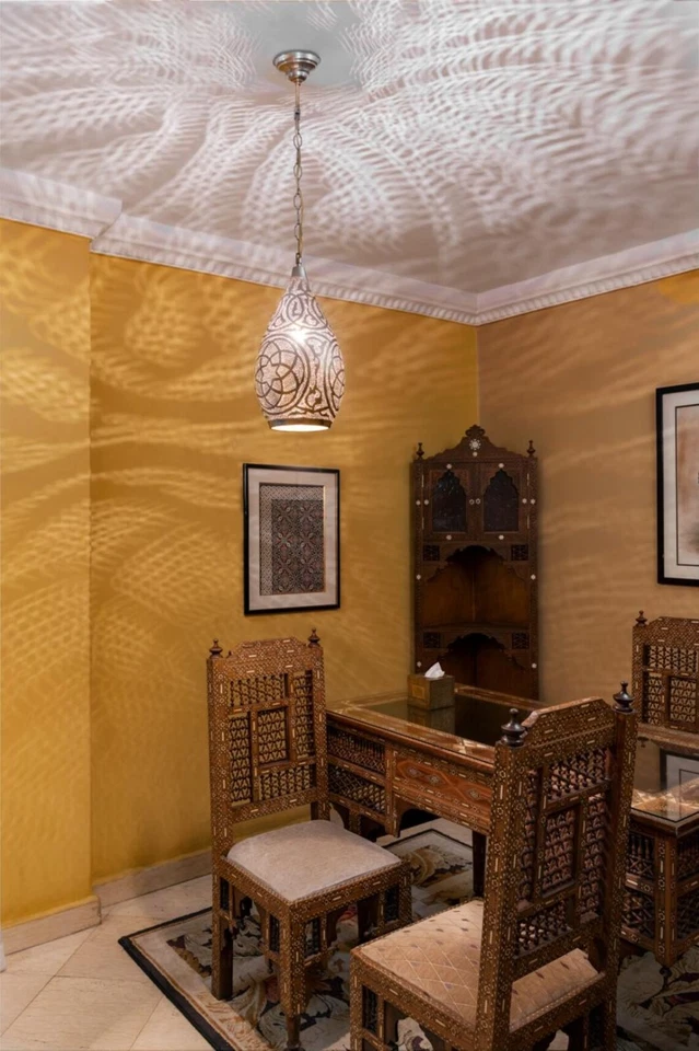 Ручной работы марокканский латунный подвесной светильник, подвесной абажур лампа - модель 10 - Изображение 2 из 4