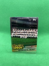 2020 Topps Decades' Best CHROME #DBC26 Minnesota Twins TEAM 1960s  Killebrew