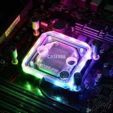 C55W CPU Water Cooling Block With 5V RGB For AMD AM4 Ryzen Socket 3 5 7 9 NEW