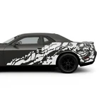 Nightmare Decal For Dodge Challenger Door Side Sport Design Vinyl Rear Sticker
