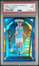 2020 Panini Prizm Premier League 95 Tommy Doyle Blue Prizm PSA 9 /199