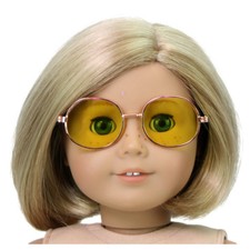 Round Wire Glasses W Yellow Lenses 18 Doll Clothes Fits American Girl Doll Round Wire Glasses W Yellow Lenses 18 Doll Clothes Fits American Girl Doll