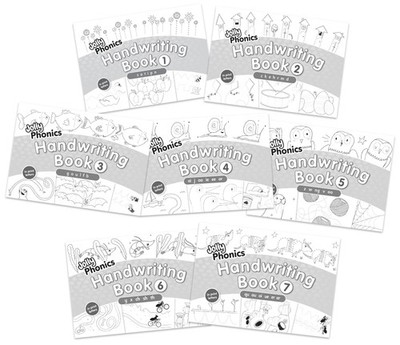 Jolly Phonics Handwriting Books Complete Set (1-7): In Print Letters (American E