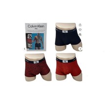Underwear Calvin Klein Men Trunk 3 Pack Cotton Stretch 1996 XL,2XL Black,Red,Wht