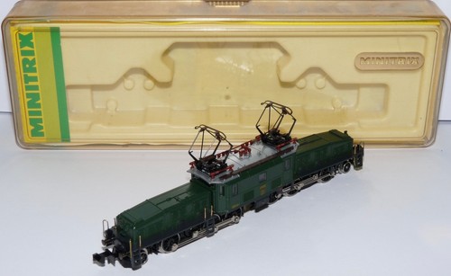 Trix Minitrix 12926 N ++ E-Lok Be 6/8 #13305 Krokodil der SBB in OVP ++ #S5_239 | Condition: Gebraucht