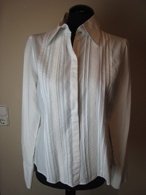 Esprit Bluse Tunika weiss Gr. L süß verspielt