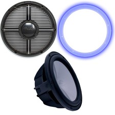 Wet Sounds REVO12HPS4-B Revo HP 12" Sub Grill Black Sub and Black Face XW Grill