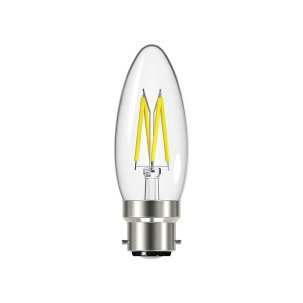 Energizer® LED BC (B22) Kerzenfilament Dimmbar GlüHbirne, Warmweiß 470 Lm 4W ENG-image