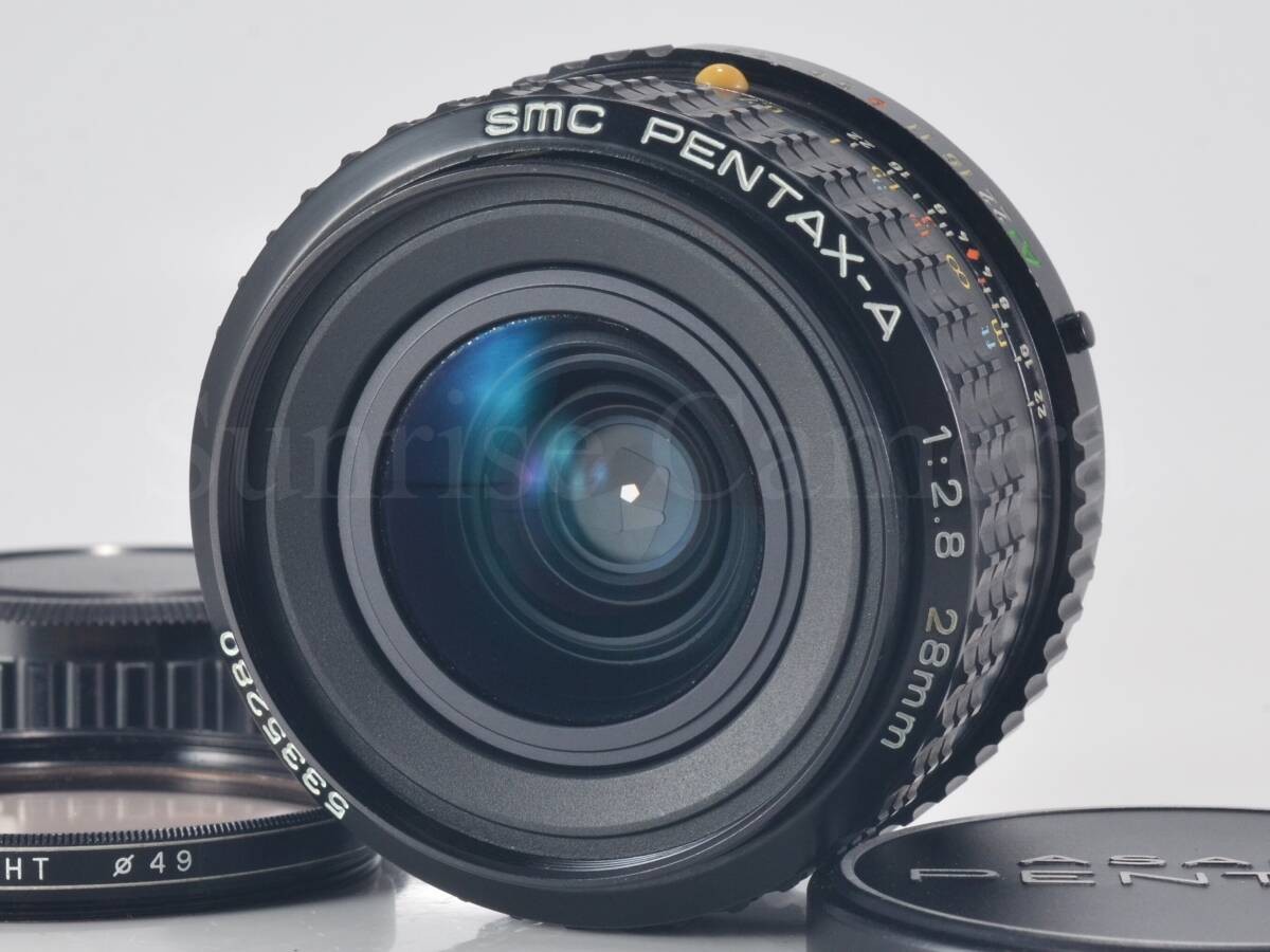 smc pentax A 28mm f2.8 Kマウント Pentax SMC A 28mm F2.8 K Mount Lens Used Clean Optics