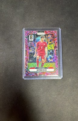 2026 Panini Prizm Fifa World Cup Antonio Silva #368 Plum Blossom /8 Color Match