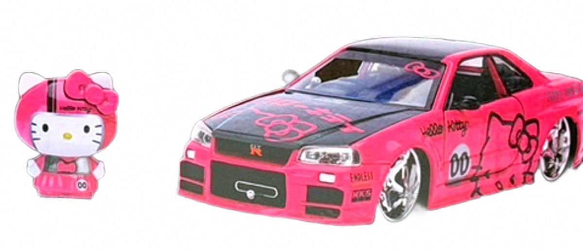 Jada x Hello Kitty x Nissan Skyline GT-R 2002 (BNR34)Diecast | eBay