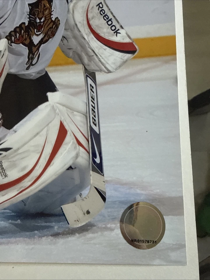 Foto autografiada de Tomas Vokoun de los Florida Panthers 8x10 Foto 3 de 4